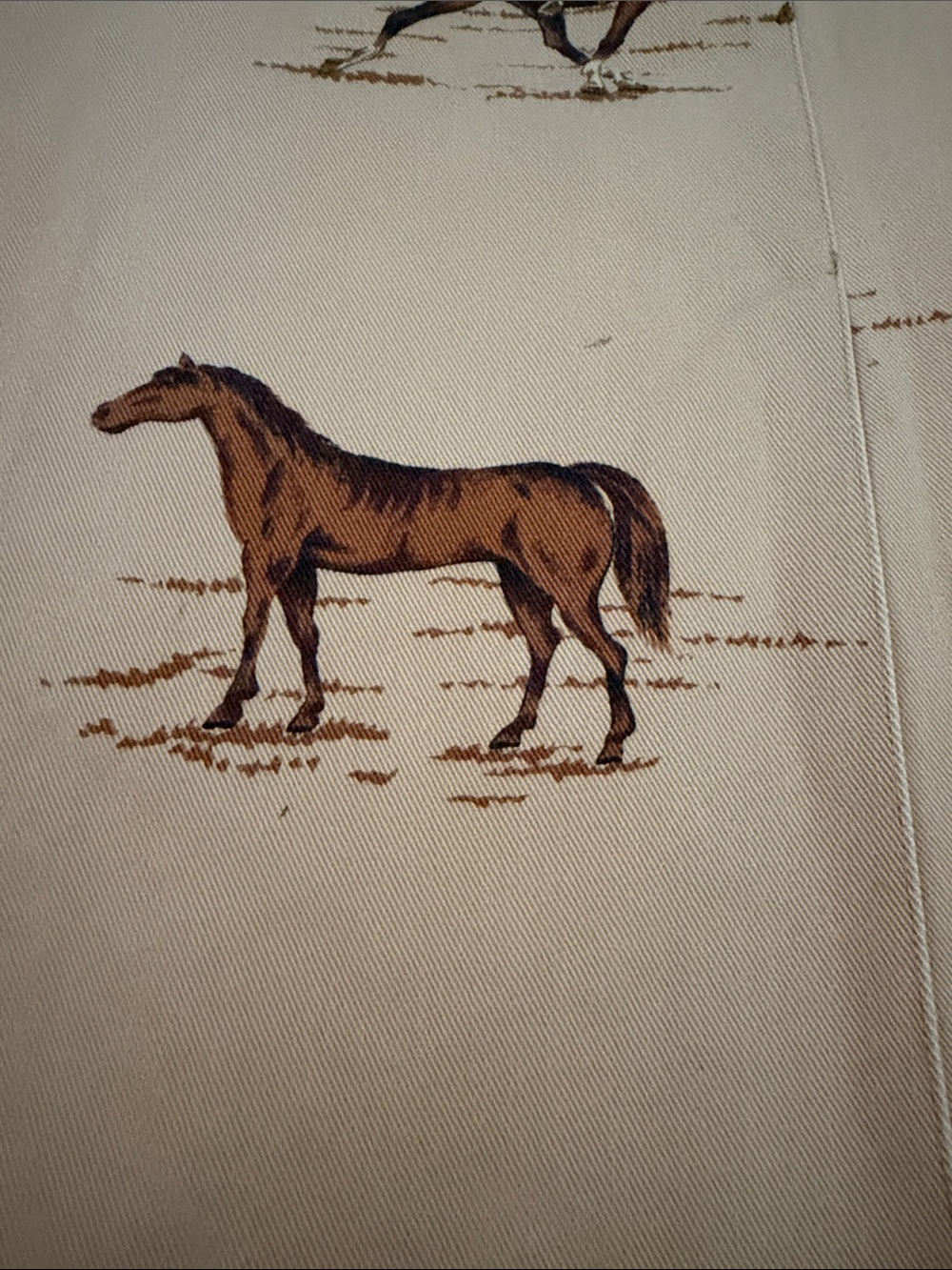 Polo Ralph Lauren Tan Canvas with Brown Leather Patch - Picture 5 of 8
